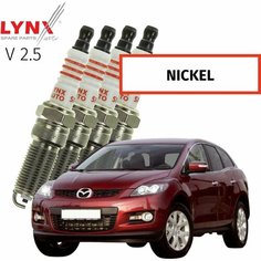 Свечи зажигания Mazda CX-7 (1) / Мазда СХ-7 2009 2010 2011 2012 V2.5 L5-VE / никель, 4шт LYNXauto