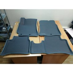 3D Eva коврики с бортами Kia Rio III 2011-2017 Эва коврики Рио 3 Carply