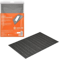 Коврик антискользящий автомобильный на торпедо, размер 300х200мм, черный, сетка Airline