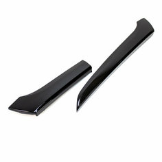 Молдинги панели приборов Гранта ФЛ Калина 2 аналог цвет черный лак комплект 2шт. Car Team