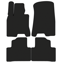 Коврики в салон ЭВА Allmone для Genesis GV70 1 (suv) 2020 - Н. В, черные, 4шт. / Генезис
