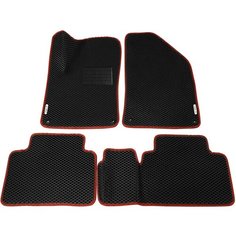 Автомобильные коврики ЭВА (EVA) для GEELY COOLRAY / Джили Кулрей (Belgee X50) 2019 - н. в. + подпятник + 2 логотипа АвтоЕва.рф