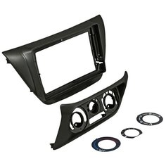 Рамка Mitsubishi Lancer 9 2003-2007 BLACK, 9" (Incar RMS-FC807) с переносом управления кондиционером