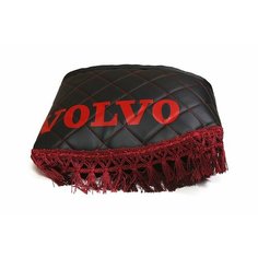 Ламбрекен лобового стекла + угол VOLVO Эко кожа черный (20142) Нет бренда