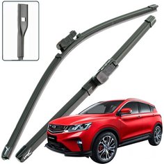 Дворники Geely Coolray SX11 Джили Кулрэй СХ11 2018 2019 2020 2021 2022 Щетки стеклоочистителя бескаркасные к-т 2шт, 600мм-450мм Lyn Xauto