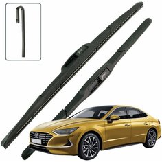 Дворники Hyundai Sonata (8) DN8 Хендай Соната ДН8 2019 2020 2021 2022 Щетки стеклоочистителя гибридные ОЕМ для автомобиля 2шт, 650-450 Lyn Xauto