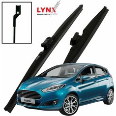 Дворники Ford Fiesta (6) Mk VII Форд Фиеста хэтчбек рест. 2013 2014 2015 2016 2017 2018 2019 Щетки стеклоочистителя зимние 2шт, 650-400 Lyn Xauto