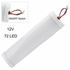 Подсветка салона с выключателем 12 V Белая 30 см Плафон KR