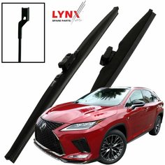 Дворники Lexus RX300 (4) AL20 / Лексус РХ300 рест. 2019 2020 2021 2022 Щетки стеклоочистителя зимние 650мм-530мм к-т 2шт. Lyn Xauto