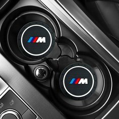 Коврик в подстаканник автомобиля BMW, 2 шт Без бренда