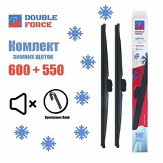 Зимние щетки стеклоочистителя для Lexus LX 470/570/450d (UZJ100, URJ201, VDJ201) 1998-н. в комплект зимних щеток 2 шт 60+55 Double Force