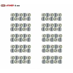 Муфта ГБО ATIKER 6 мм метан (100 штук)