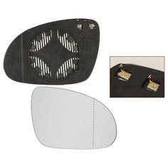 Полотно зеркало правое VW PASSAT B6 05-09 RH с обогревом Фольксваген Пассат Б6