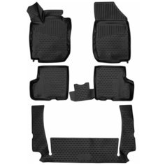 Коврики 3d В Салон Подходят Для Lada (Ваз) Largus 2021->, 7 Мест, 5шт. (Полиуретан) ELEMENT арт. ELEMENT3DA0N1217210K