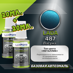 Luxfore подкраска для царапин и сколов LADA 487 Лагуна 20 мл + лак 20 мл комплект