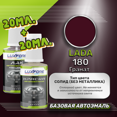 Luxfore подкраска для царапин и сколов LADA 180 Гранат 20 мл + лак 20 мл комплект