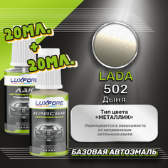 Luxfore подкраска для царапин и сколов LADA 502 Дыня 20 мл + лак 20 мл комплект