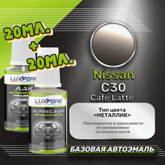 Luxfore подкраска для царапин и сколов Nissan C30 Cafe Latte 20 мл + лак 20 мл комплект