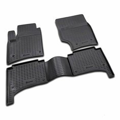 Коврики салона для Volkswagen Touareg (2002-2010) бежевые / Фольксваген Туарег Element