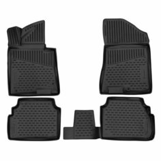 Коврики в салон 3D для Hyundai Sonata (2020-2024) / Хендай Соната Element