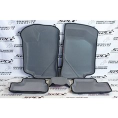 Новинка! Коврики Ева с Пресс Бортами на Lada Granta PRESS CITY_3D серо-черные SPC