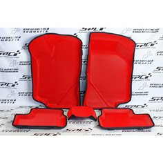 Новинка! Коврики Ева с Пресс Бортами на Lada Granta PRESS CITY_3D красно-черные SPC