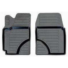 Коврики салона резиновые с бортиком для Toyota Corolla (2002-2007)/Corolla Verso (2007-2009)/Matrix (2003-)/Pontiac Vibe (передние) Avtodriver