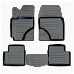 Коврики салона резиновые с бортиком для Toyota Corolla (2002-2007)/Toyota Matrix (2003-)/ Pontiac Vibe (2003-) Avtodriver