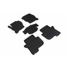 Резиновые коврики с высоким бортом Seintex для Land Rover Discovery III 2004-2009 / Discovery IV 2009-2017