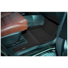 Коврики ЕВА 3Д с бортами УАЗ Патриот (3D EVA MAX для UAZ Patriot). Цвет чёрный Carstar