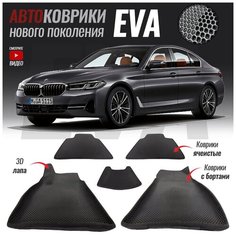 Автомобильные коврики ЕВА (EVA) с бортами для BMW 5 VII (G30) (2016- настоящее время) T Brox