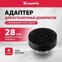 Резиновая опора для бутылочных домкратов, D штока 28 мм Matrix Россия