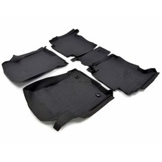 Коврики резиновые в салон 3D PREMIUM для Toyota Fortuner II (2015-) Srtk