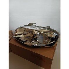 Фара левая Шевроле Авео Т 250 Chevrolet Aveo седан с корректором SAT