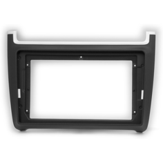 Переходная рамка 2DIN 9 дюймов для установки магнитолы CARAV (22-538) VOLKSWAGEN Polo (2009+) Черная Разм.230/220 x130