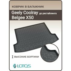 Коврик в багажник 3D резиновый Geely Coolray (2020-н. в.), BelGee X50 / Коврики автомобильные Джили Кулрер, белджи х50 Mile