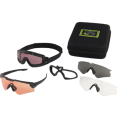 Очки тактические Alpha 2в1 (4 линзы в комплекте) + противоударный чехол Oakley
