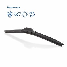 Щетка стеклоочистителя бескаркасная GoodYear PREMIUM 18"/45 cm всесезонная, 8 переходников GY000438