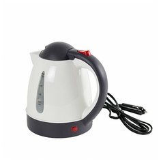 Чайник автомобильный 1.0л, 12V, 150W Чайник от прикуривателя. Чайник в автомобиль. Авточайник от прикуривателя. Дорожный чайник электрический. AT