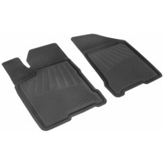 Передние коврики в салон для Lada Vesta SD/SW/SW Cross (2015- Н. В.) PREMIUM, резина, 2 шт. Atoll Group