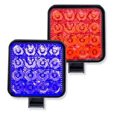 Противотуманные светодиодные фары /16 диодов 48Вт Mini Вспышки ФСО стробоскопы на авто / 2 шт Element