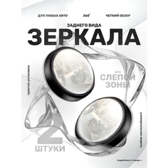 Зеркало мертвой зоны для автомобиля, дополнительные сферические зеркала для машины 2 шт Grid