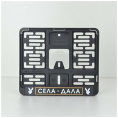 Села - дала. Мотоциклетная рамка для госномера нового образца (190х145 мм) Ars