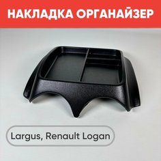 Накладка органайзер на панель приборов Ларгус, Рено Логан (до 2014 г. в) / Накладка на торпеду Largus, Renault Logan нет