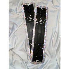 Рамка автомобильная с стразами 2 шт Margosha Crystal