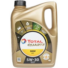 Синтетическое моторное масло TOTAL Quartz 9000 Future NFC 5W-30, 4 л