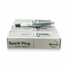 Свечи зажигания иридиевые комплект 4 шт Nissan 22401ED815 opигинaл