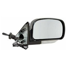 Зеркало боковое правое ГАЗ 2410, 3110 Волга, модель ЛТ-24 УБО с тросовым приводом регулировки и сферическим противоослепляющим отражателем нейтрального тона. С системой обогрева и указателем поворота. НПК Политех