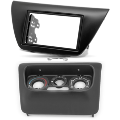 Carav 11-653 | 2DIN переходная рамка Mitsubishi Lancer IХ 2000-2010 (в комлекте панель для установки регулировок отопителя/кондиционера)