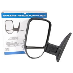 Зеркало боковое3302 бизнес левое с повт. (мех. привод, обогрев) (Черное матовое) "Автоблик-2" Автоблик 2 3302-8201205-111-Р07